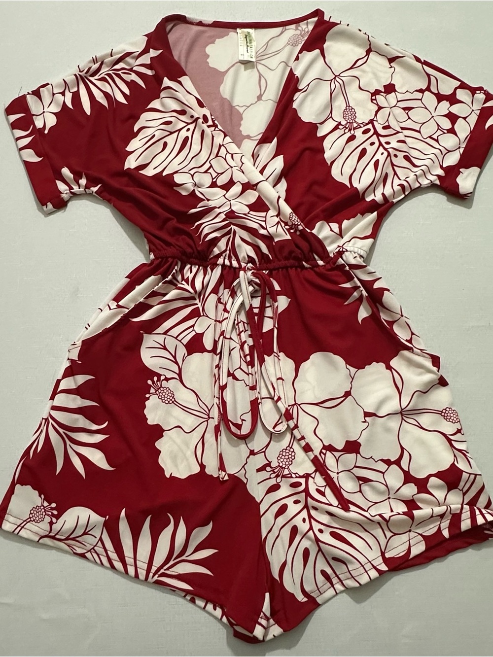 S&S Aloha Fashion Tropical Hawaiian Romper Small